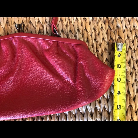 Vintage SPEARO Made In England red handbag - Picture 6 of 15